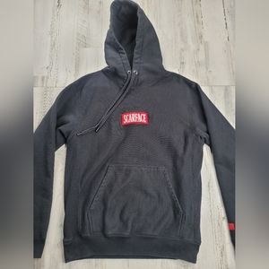 Scarface Shoe Palace Box Logo Limited Edition Black Red Hoodie Men's Size S